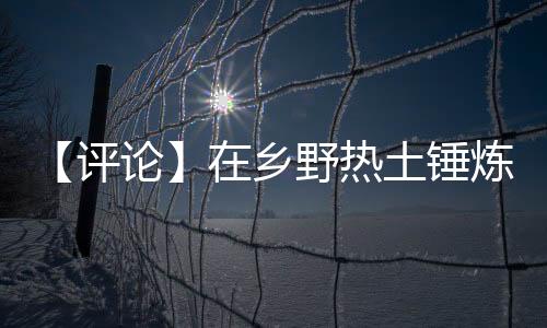 在基层熔炉中锤炼筋骨