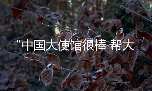 “使馆还是中国很给力的