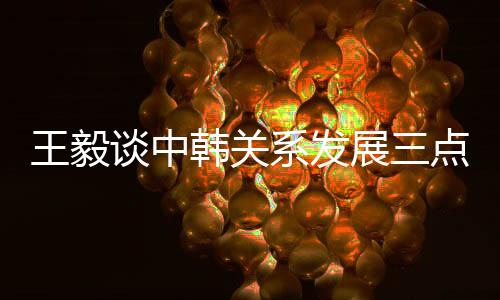 二是王毅聚焦合作