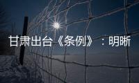甘肃出台《条例》：明晰“责任田” 防治校园暴力及“校闹”