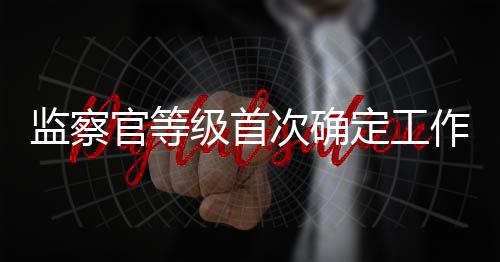 定工做好监察官等级确定工作