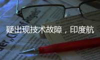 疑出现技术故障	，印度航空一架航班折返香港