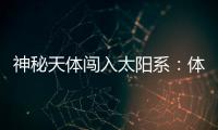 神秘天体闯入太阳系：体积惊人	
，秒速疑超60公里，年底到达近地点