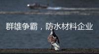 群雄争霸，防水材料企业要保持理性踏实做事