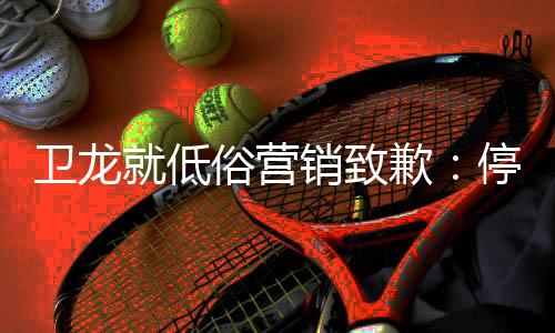 致歉装被指低俗营销