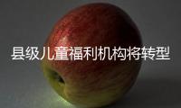 县级儿童福利机构将转型
！未来工作重点在哪里？