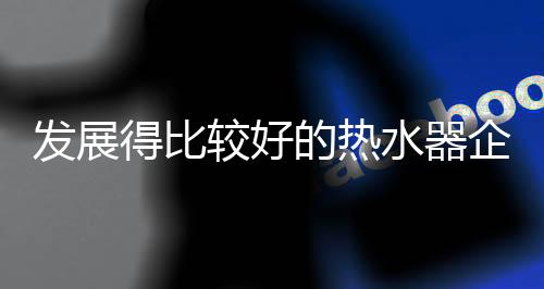 热水器企业想要有所生存