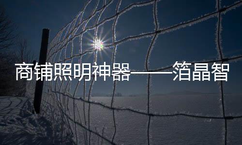 箔晶超市等众多商业照明场所