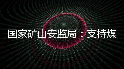 “我们坚决支持煤炭保供工作