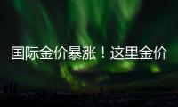 国际金价暴涨！这里金价却“一直跌”
！什么情况
？