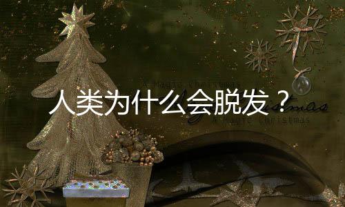 脱发已经成为全国性话题