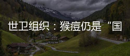 世卫事件不过世卫组织表示