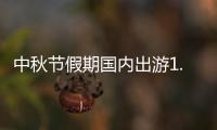 中秋节假期国内出游1.07亿人次，总花费510.47亿元