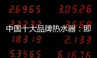 中国十大品牌热水器：即热生活从优博开始!