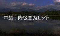 中超：降级变为1.5个 资格附加赛中立场地比赛