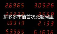 拼多多市值首次涨超阿里
�，电商王座易主？