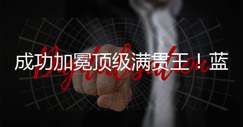 的王蓝确是太出色了