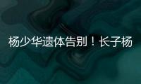 杨少华遗体告别
！长子杨威悲痛，摔盆打幡大喊：爸爸一路走好
！