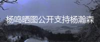 杨鸣晒图公开支持杨瀚森
，与乌戈刘子庆现场观战，小杨完美发挥！