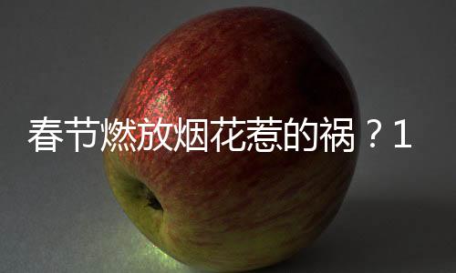 烟花受烟花爆竹集中燃放影响