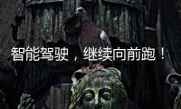 智能驾驶
，继续向前跑！