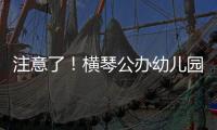 注意了�！横琴公办幼儿园报名系统临时关停