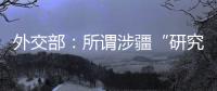 外交部：所谓涉疆“研究报告” 政治动机阴险 结论荒诞至极