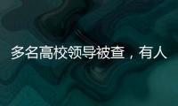 多名高校领导被查，有人主动投案