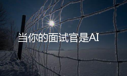 面试也肯定不会减分”