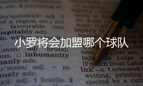 小罗一旦小罗来到鲁能效力