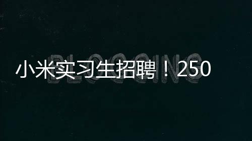 4
、小米先跟进项目进度