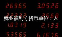 就业福利（货币单位：人民币）