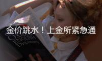 金价跳水！上金所紧急通知