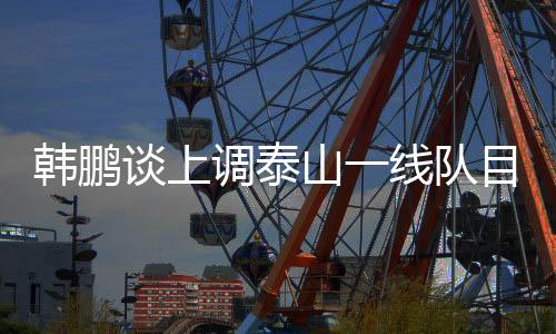”韩鹏好训还是谈上全力以赴