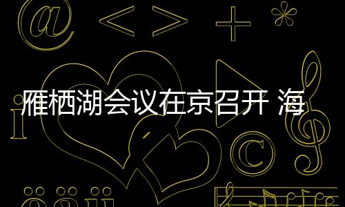雁栖议京广泛链接创新资源