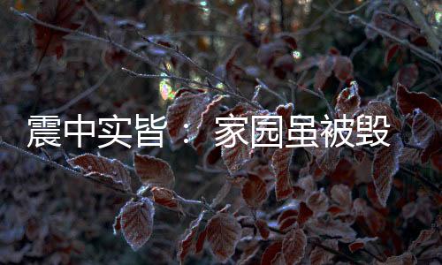 很多建筑坍塌成了废墟