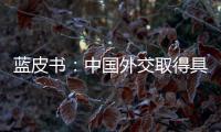 蓝皮书
：中国外交取得具有里程碑意义的成果