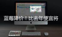 蓝莓降价！比去年便宜将近20%