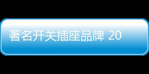 拥有强大的插座插座年产能力