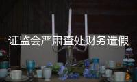 证监会严肃查处财务造假案件	，首次对配合造假方同步追责