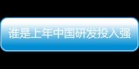 谁是上年中国研发投入强度最高的企业？