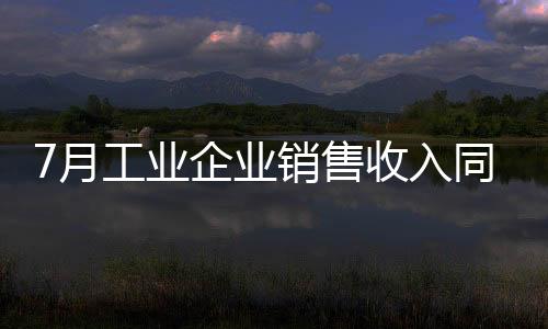 同比分别增长9.6%和9.5%