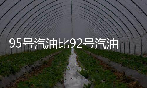 汽油标号代表抗爆震性能