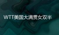 WTT美国大满贯女双半决赛：王艺迪/蒯曼战胜郑怡静/李昱谆