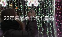 22年来最差半场！皇马防线灾难级表现
，0